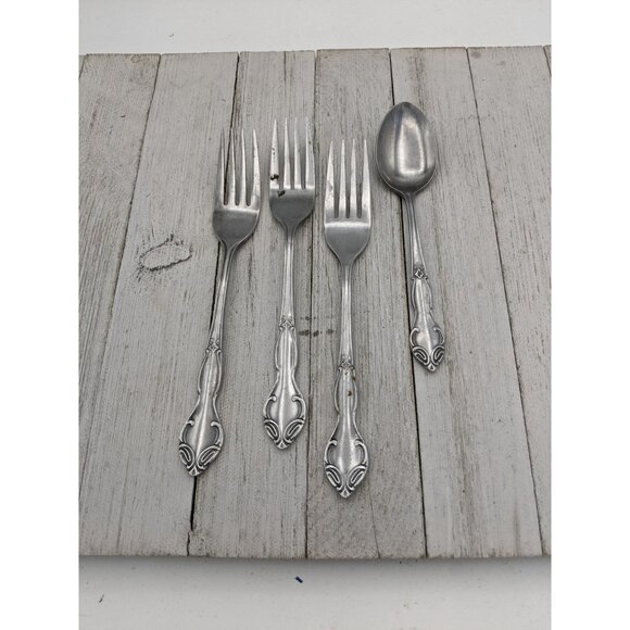 Ekco EKS35 Silverware Flatware Lot Of 21 Pieces Stainless Korea - Picture 2 of 10